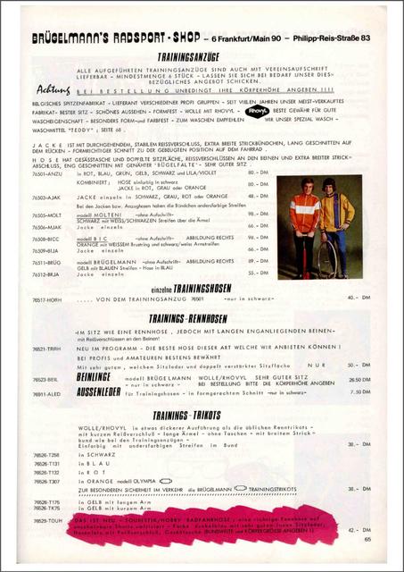 Brügelmann catalog (1977)