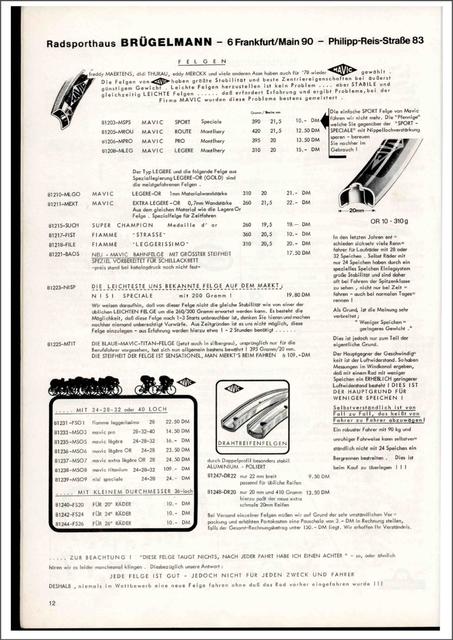 Brügelmann catalog (1978)