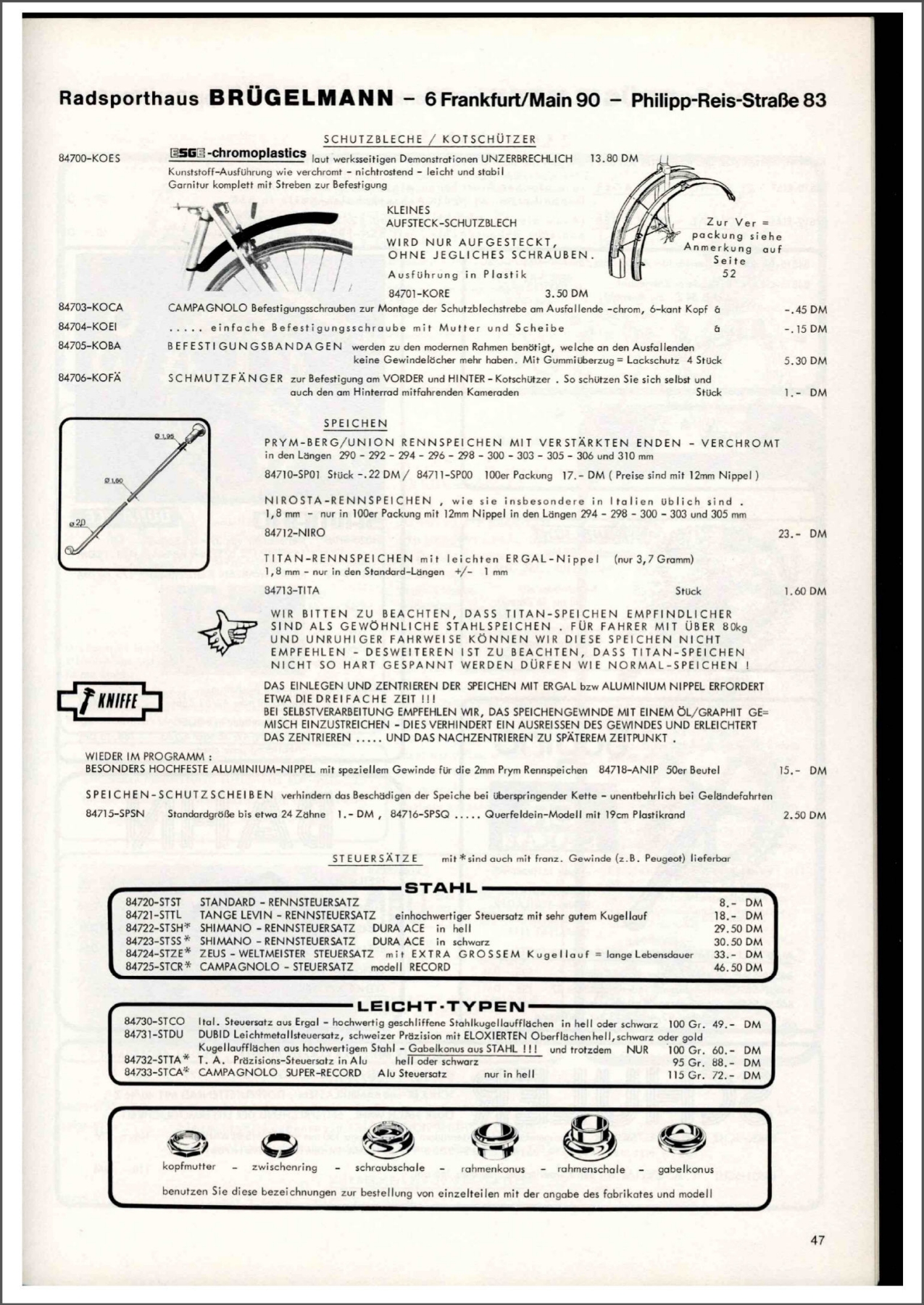 Brügelmann catalog (1978)