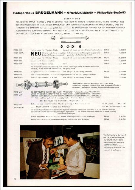 Brügelmann catalog (1978)