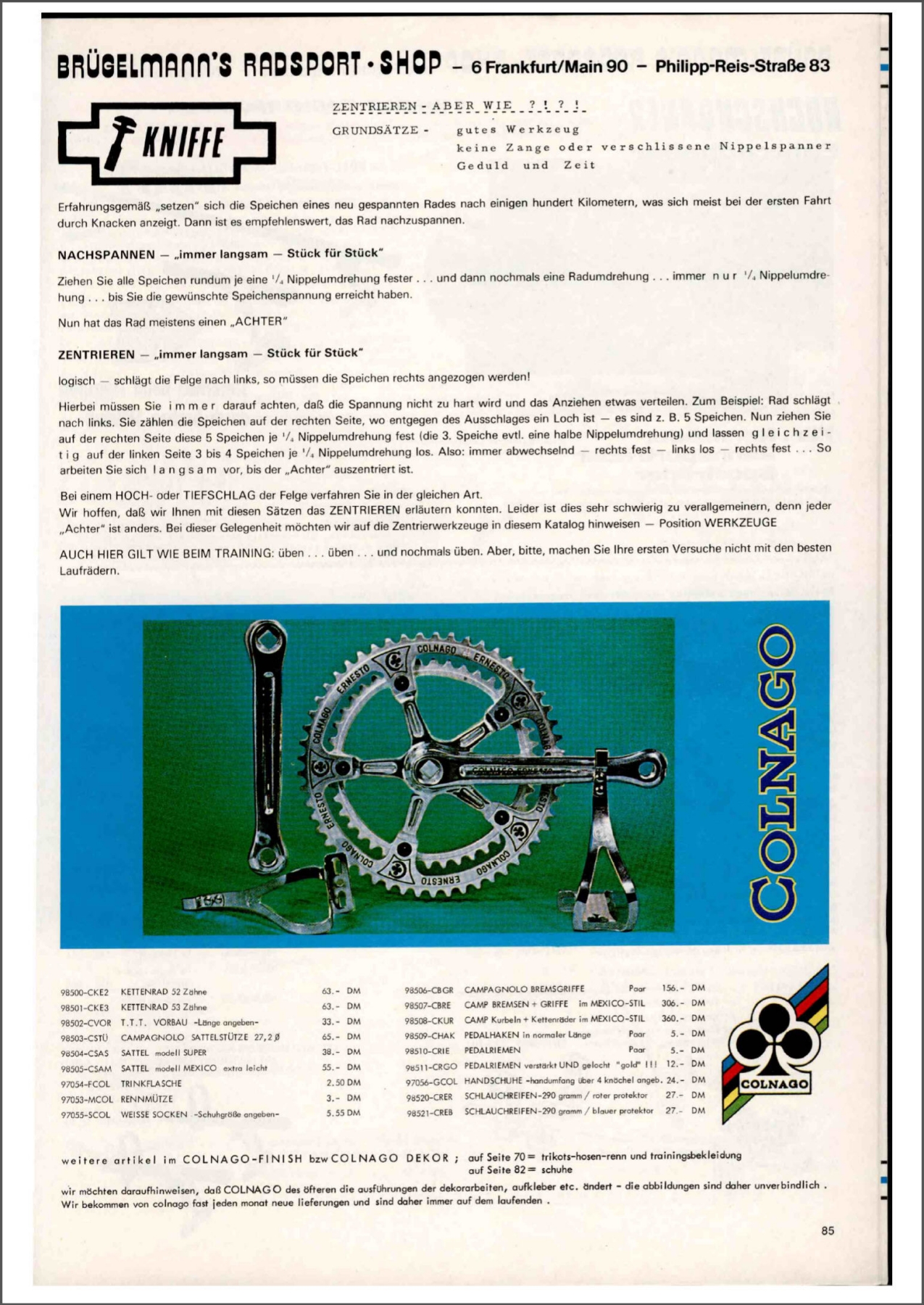 Brügelmann catalog (1979)