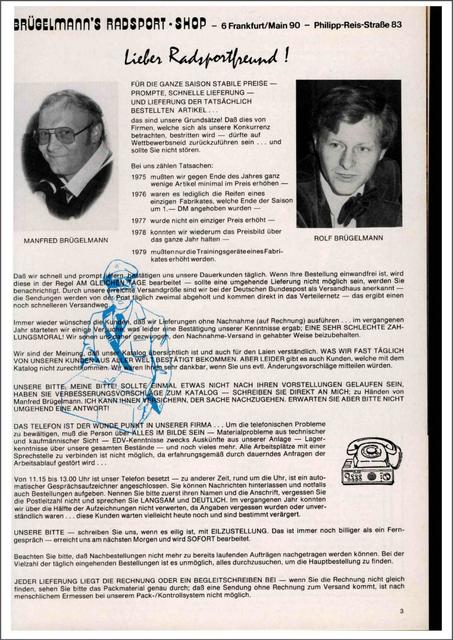 Brügelmann catalog (1980)