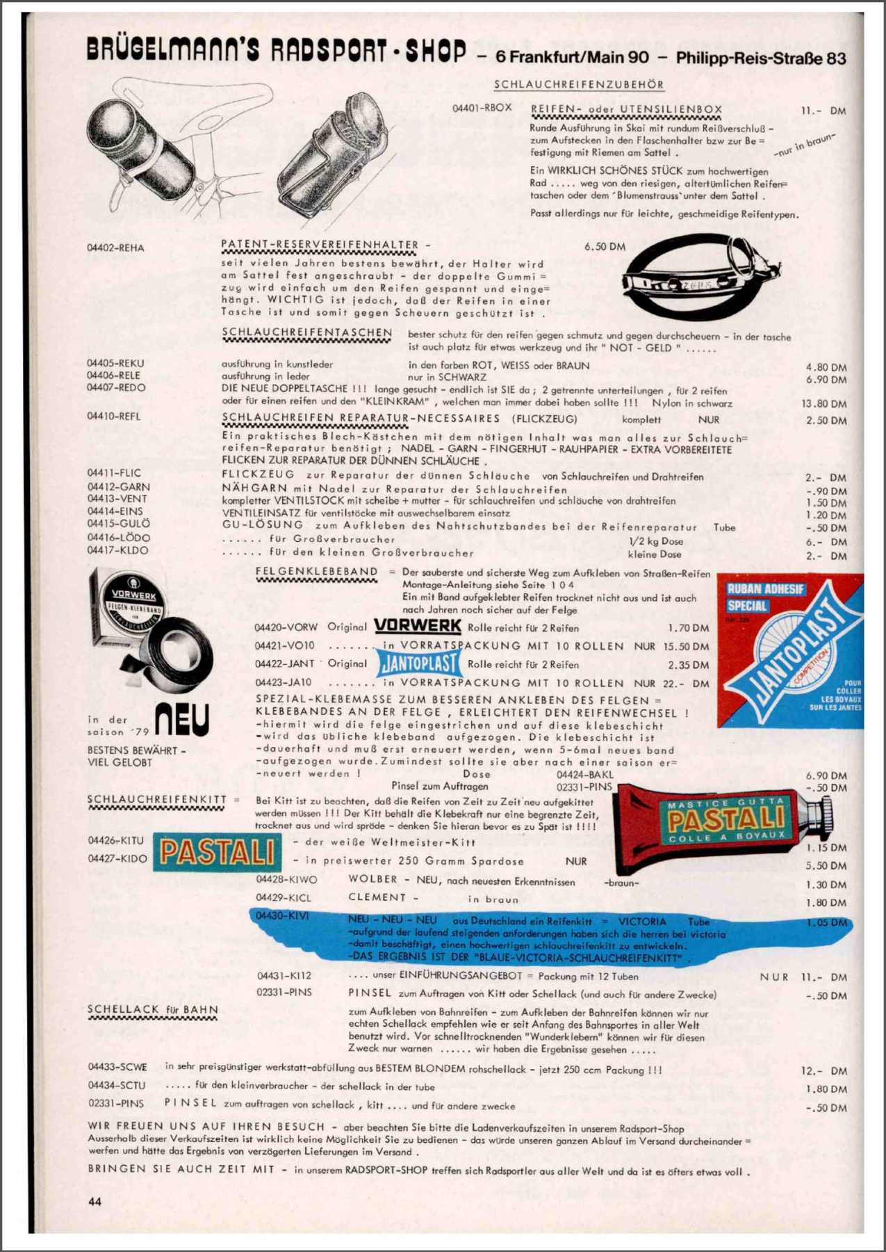 Brügelmann catalog (1980)