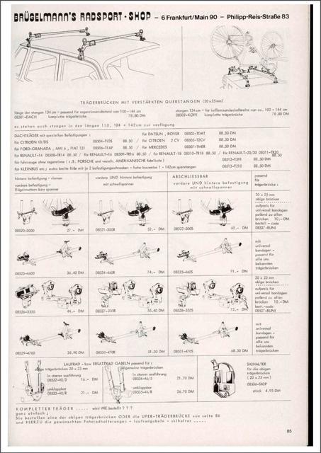 Brügelmann catalog (1980)