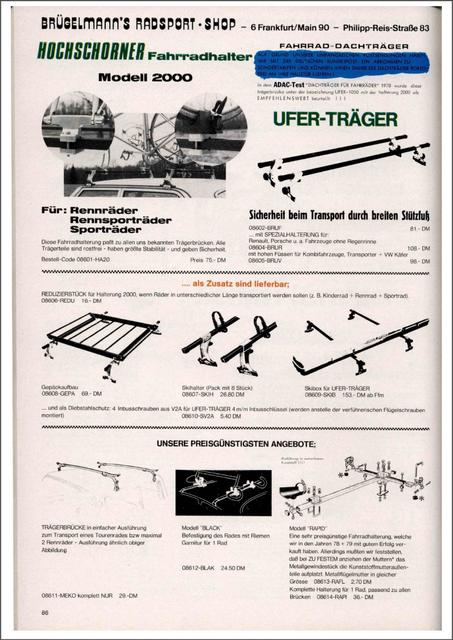 Brügelmann catalog (1980)