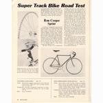 <------ Bicycling Magazine 07-1975 ------> Super Track Bikes - Fuji / Kabuki / Masi / Miyata / Panasonic / Ron Cooper