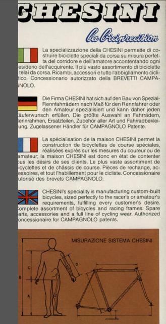 Chesini catalog (1984)