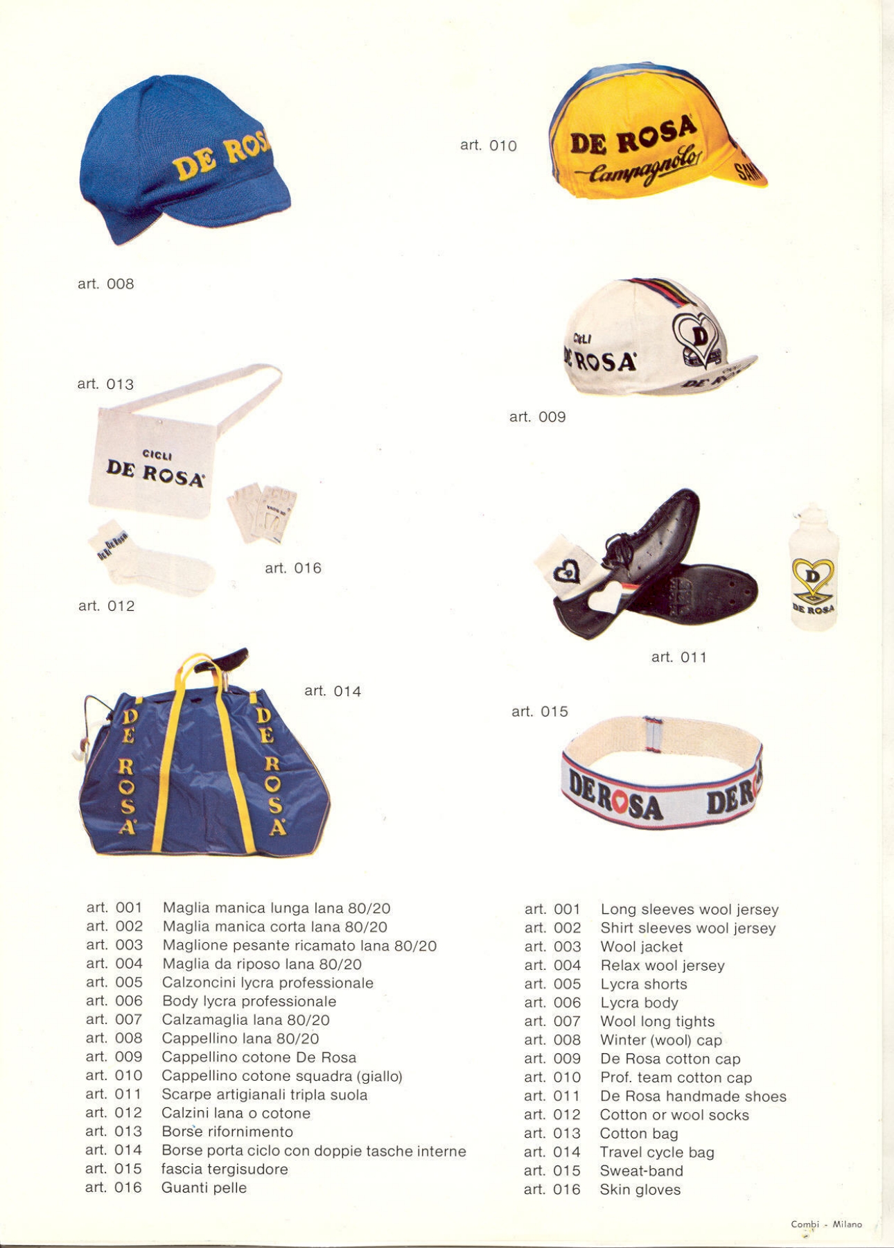 De Rosa catalog (1984)