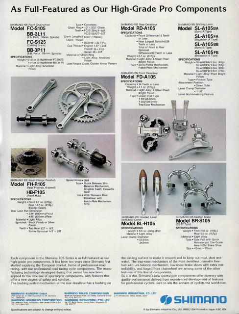 Shimano golden cheap arrow groupset