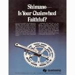 Shimano Dura-Ace crankset advertisement (10-1973)