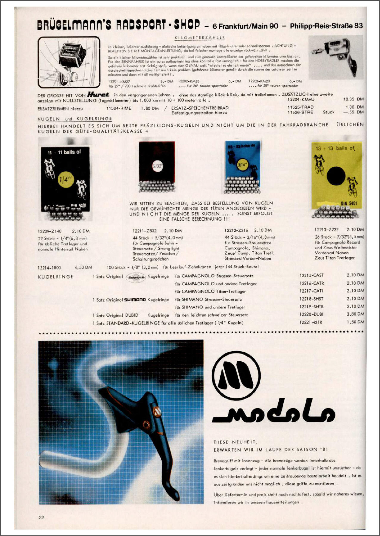 Brügelmann catalog (1981)