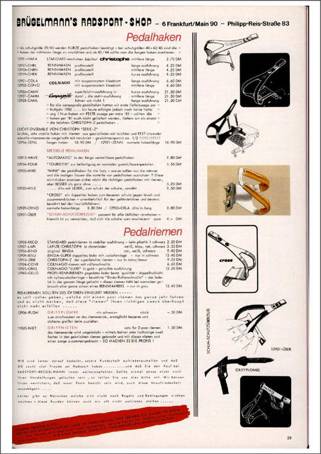 Brügelmann catalog (1981)