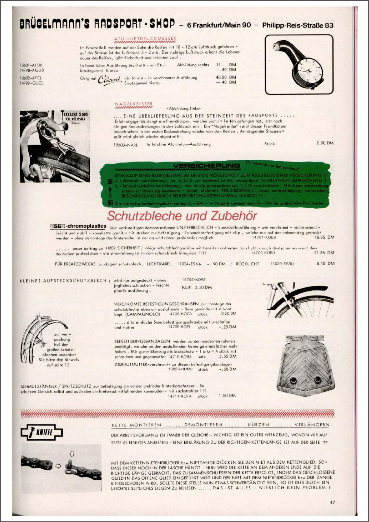 Brügelmann catalog (1981)