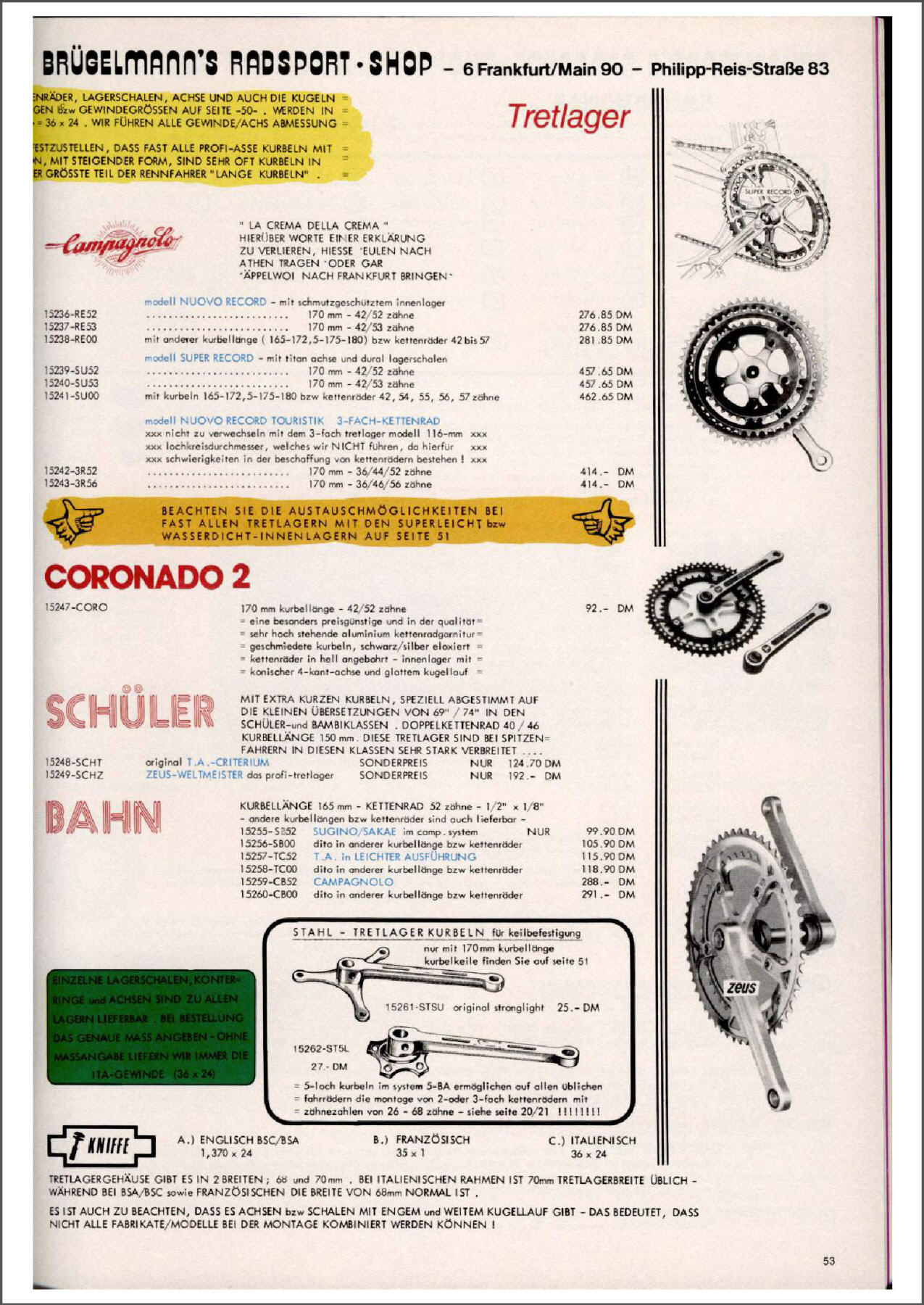 Brügelmann catalog (1981)