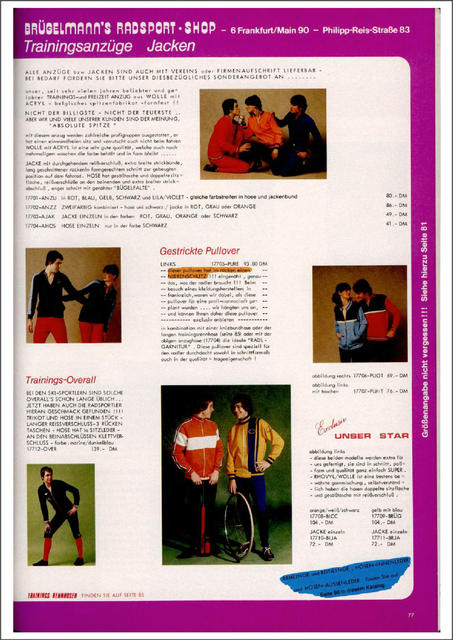 Brügelmann catalog (1981)