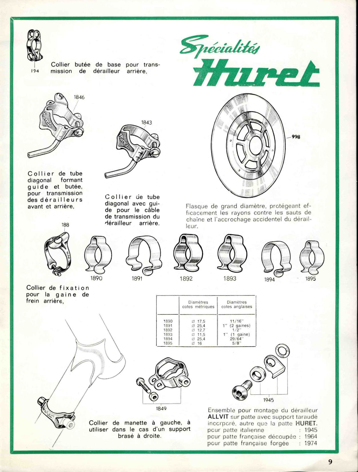 Huret catalog (1966)