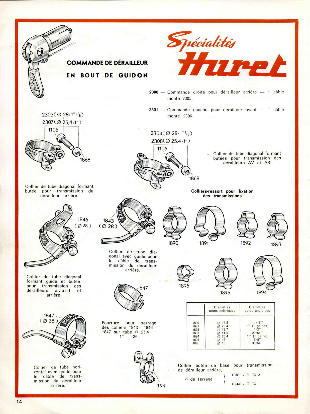 Huret catalog (1969)