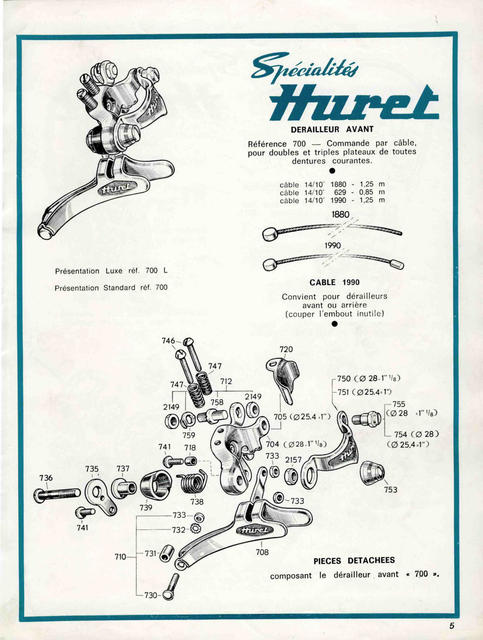 Huret catalog (1970)