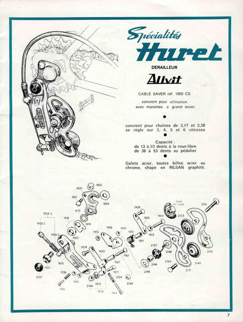 Huret catalog (1970)