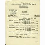 Huret price list (11-1970)