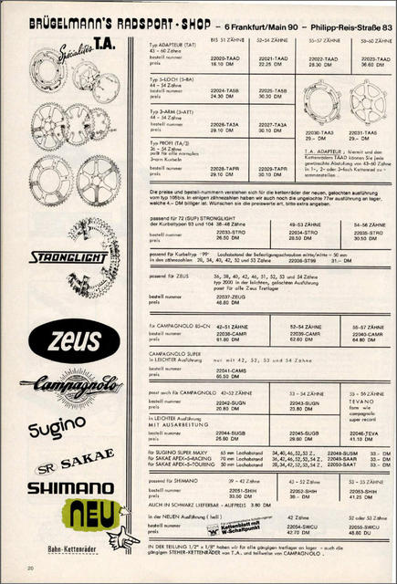 Brügelmann catalog (1982)