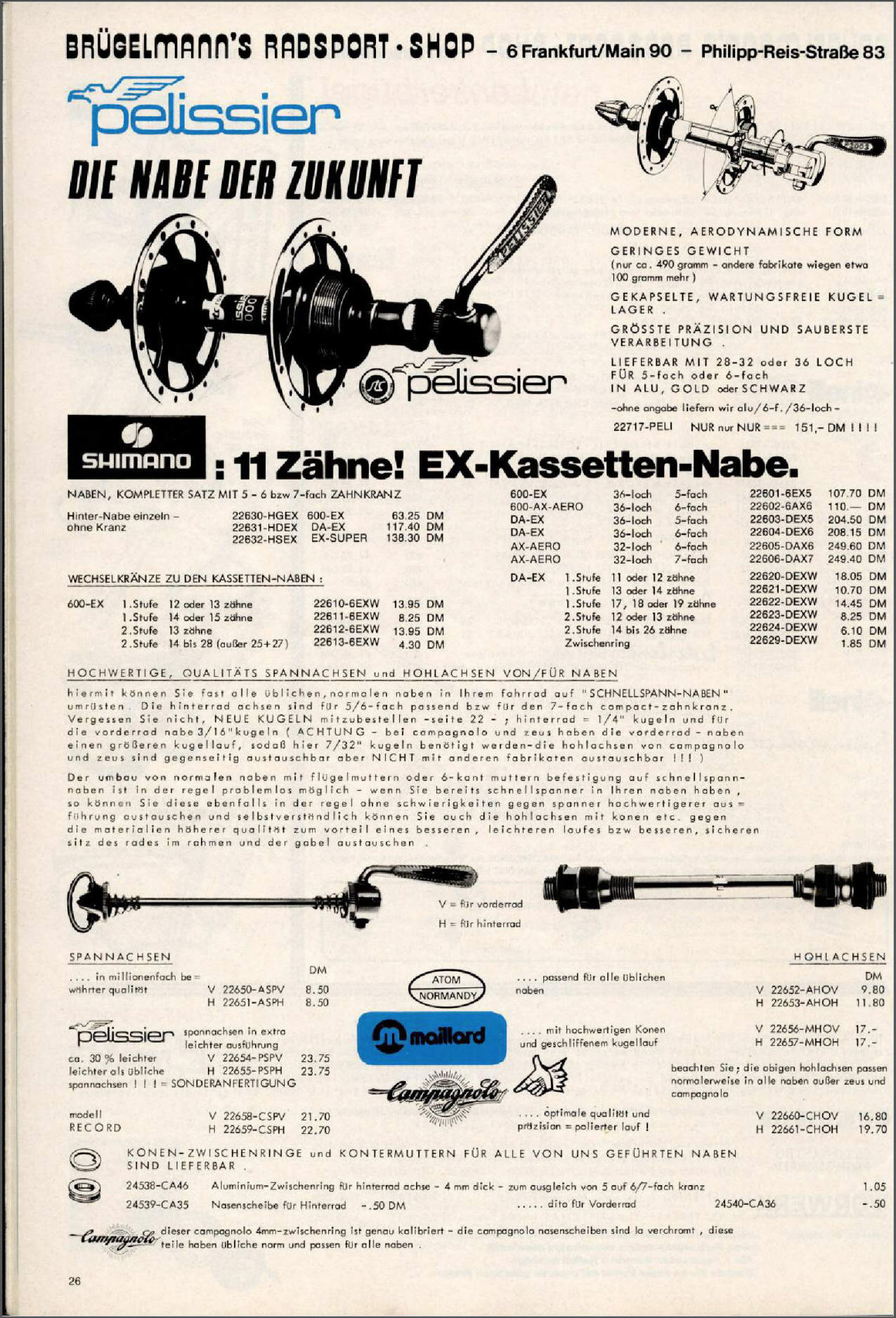 Brügelmann catalog (1982)