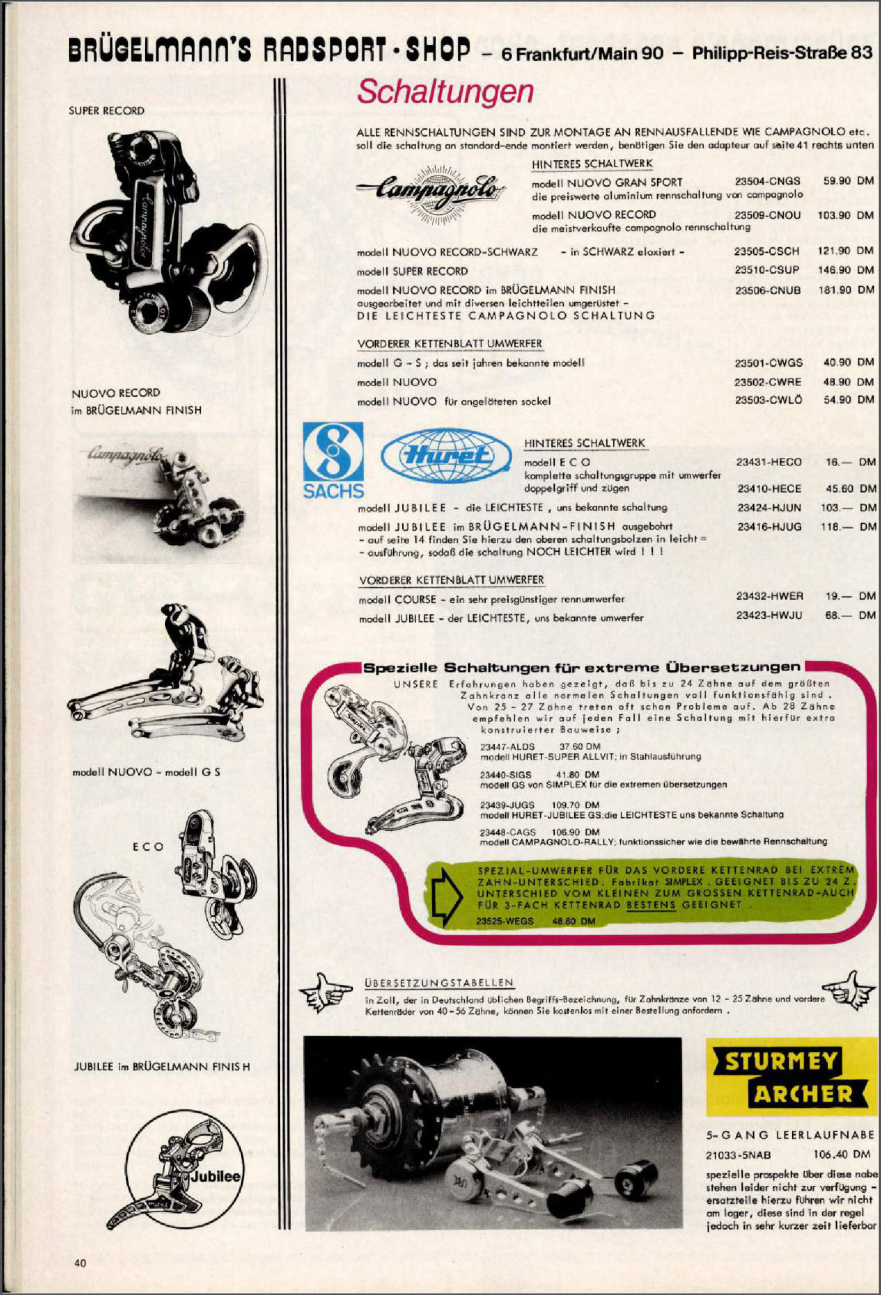 Brügelmann catalog (1982)