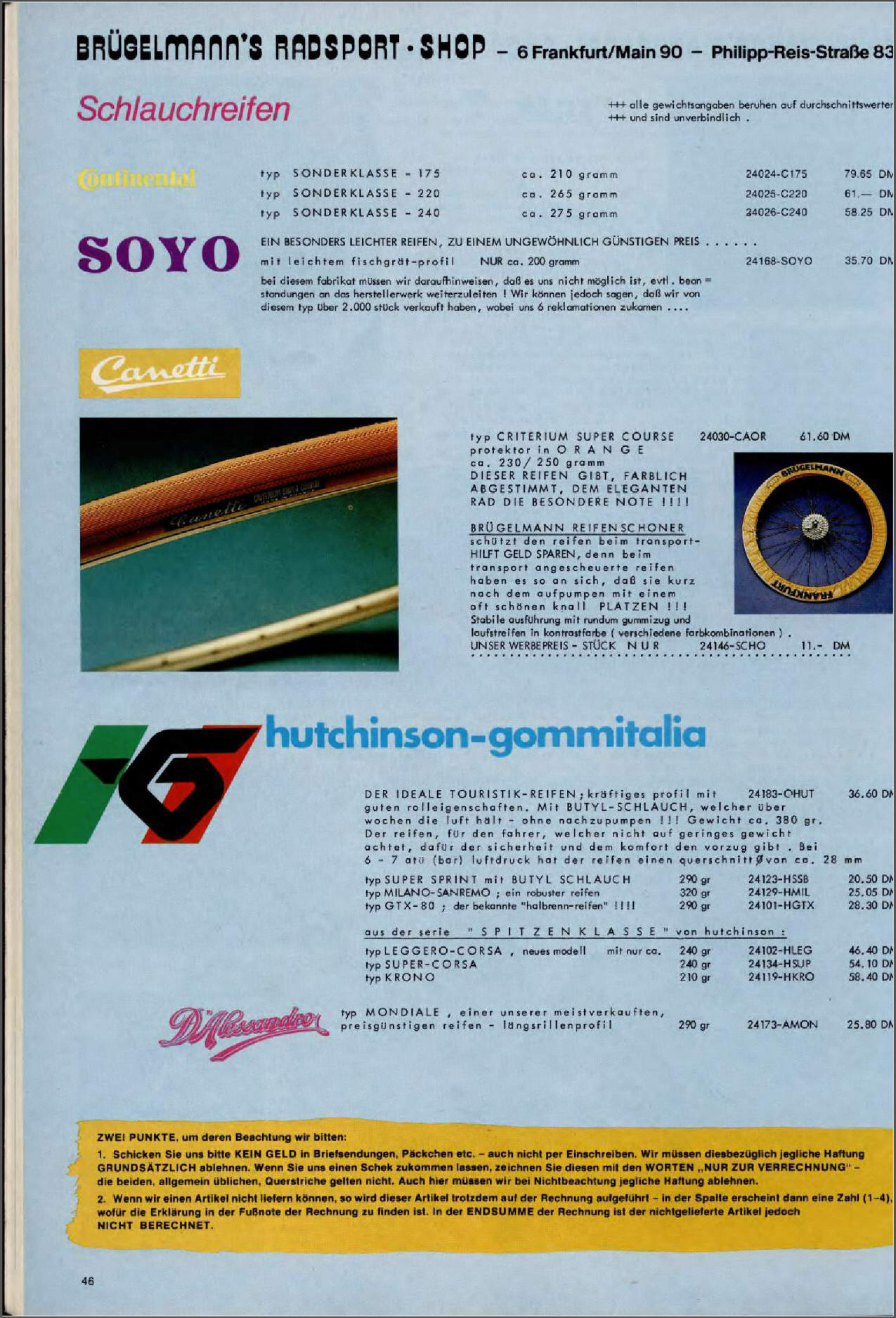 Brügelmann catalog (1982)