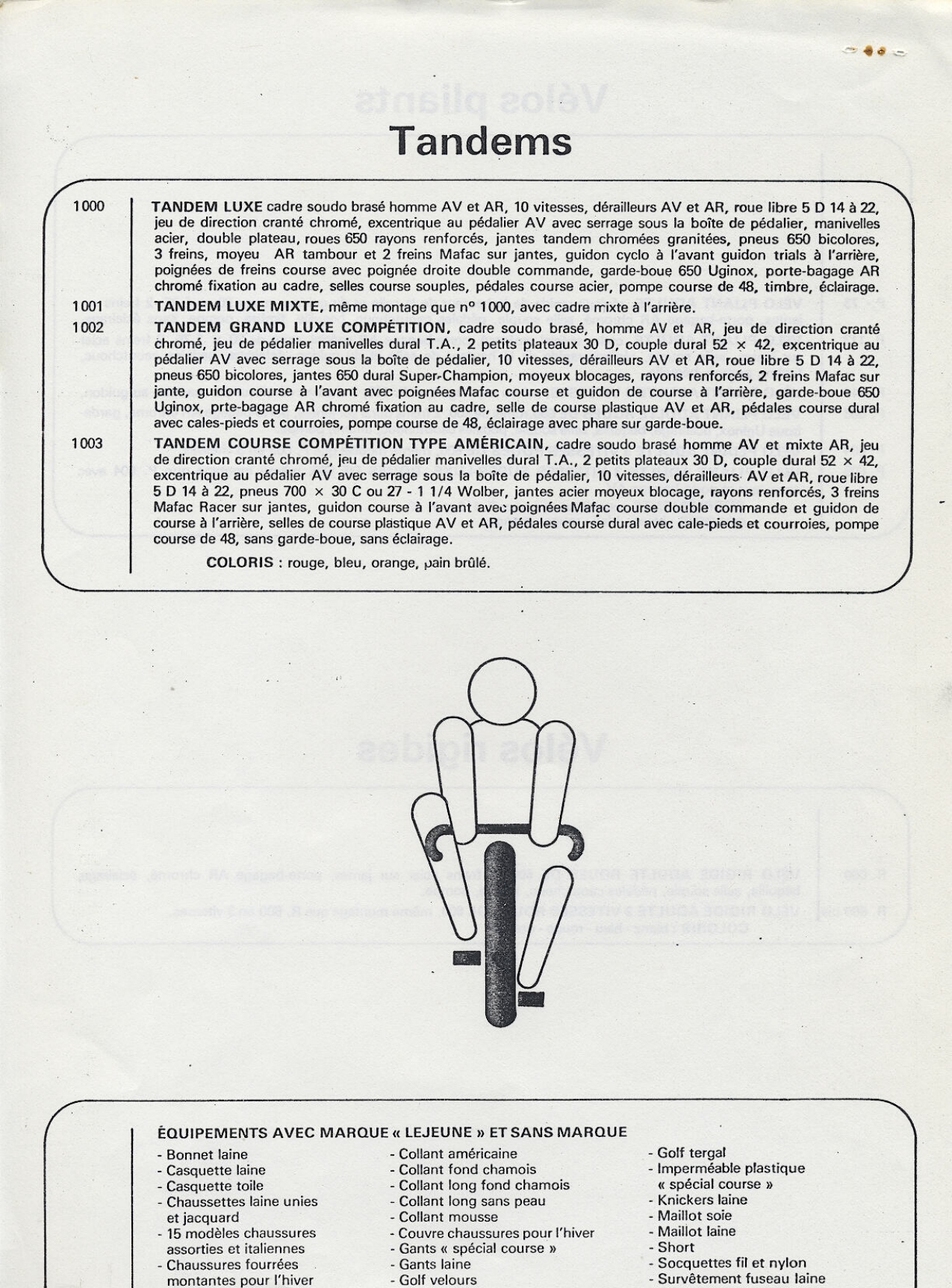 Lejeune price list (06-1980)