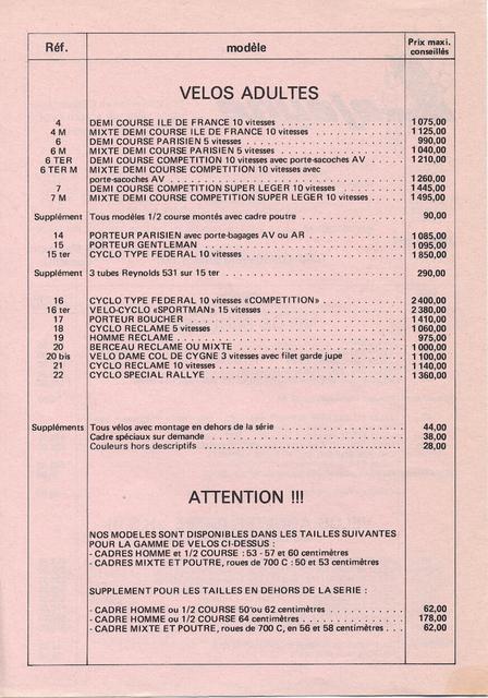 Lejeune price list (06-1981)