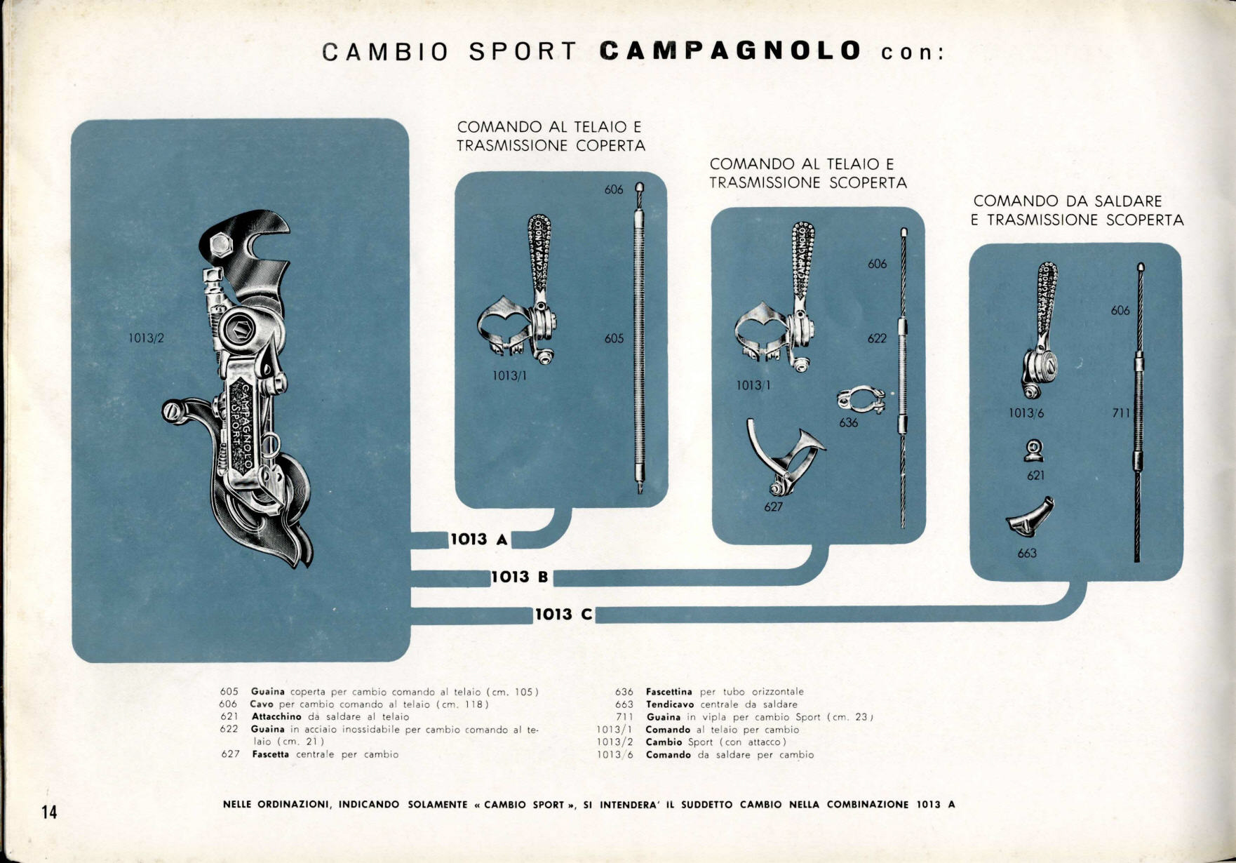 Campagnolo catalog # 14 (1960)