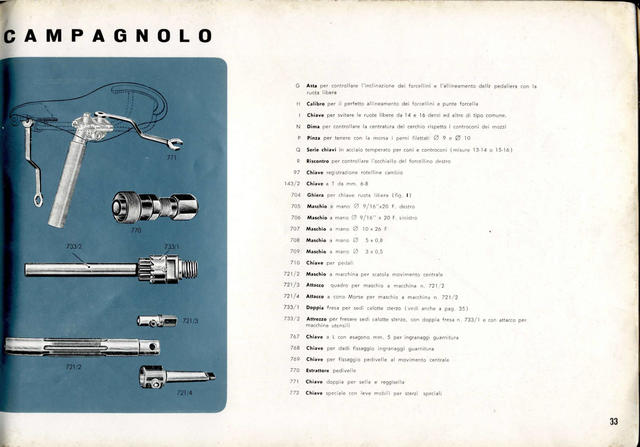 Campagnolo catalog # 14 (1960)