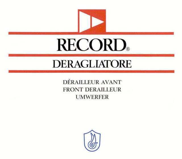 Campagnolo Record front derailleur instructions (1987)