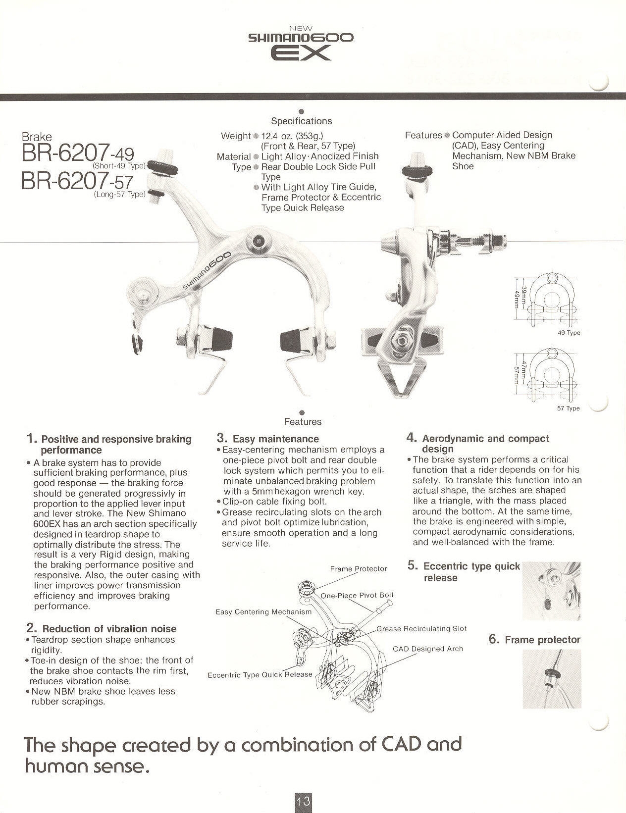 Shimano 600 EX catalog  (11-1983)