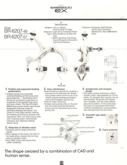 Shimano 600 EX catalog  (11-1983)