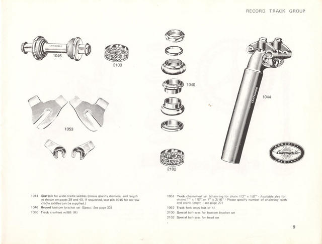 Campagnolo catalog # 17a (1975)