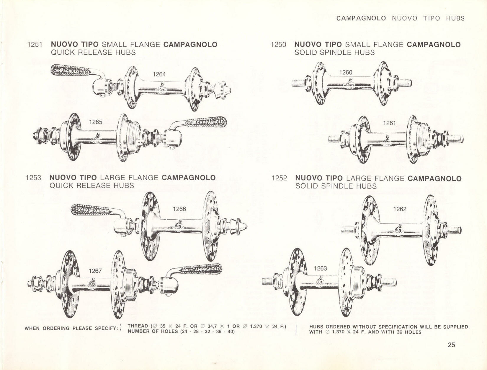 Campagnolo catalog # 17a (1975)