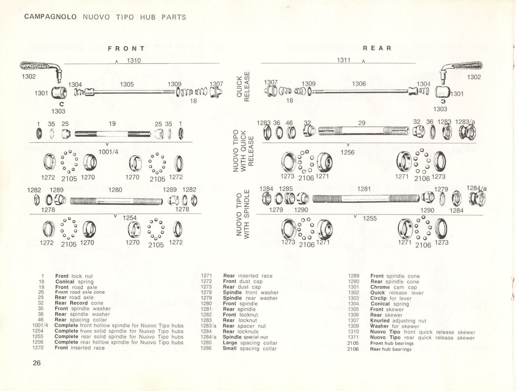 Campagnolo catalog # 17a (1975)