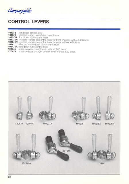 Campagnolo catalog # 18 (12-1985)