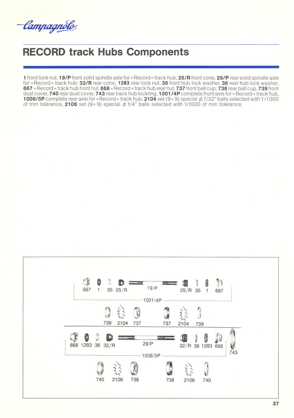 Campagnolo catalog # 18 (12-1985)