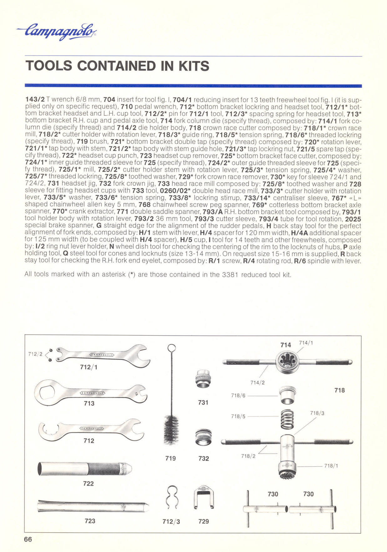 Campagnolo catalog # 18 (12-1985)