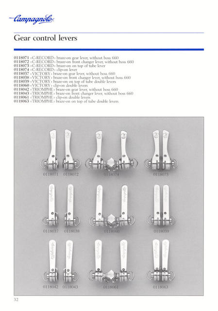 Campagnolo catalog # 18 bis (12-1986)