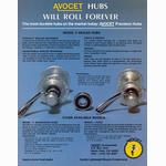 Avocet models I, II, III hubs advertisement (09-1977)