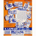 Usines Laprade / Arudy advertisement (1927)