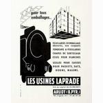 Usines Laprade / Arudy advertisement (1955)