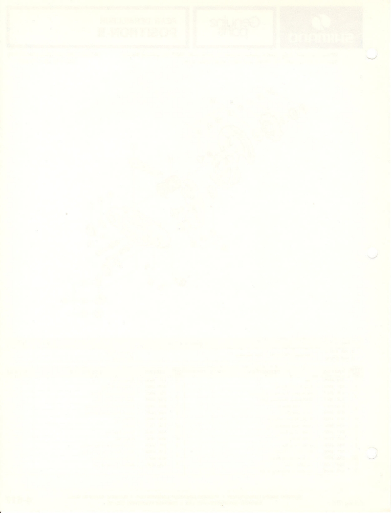 Shimano parts catalog  (04-1979)