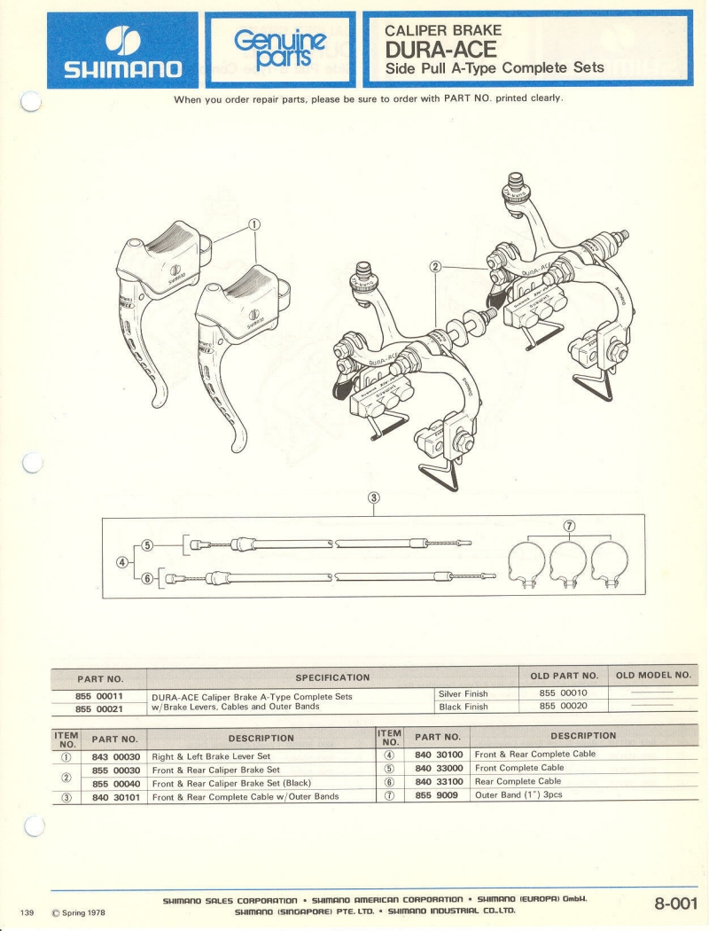 Shimano parts catalog  (04-1979)