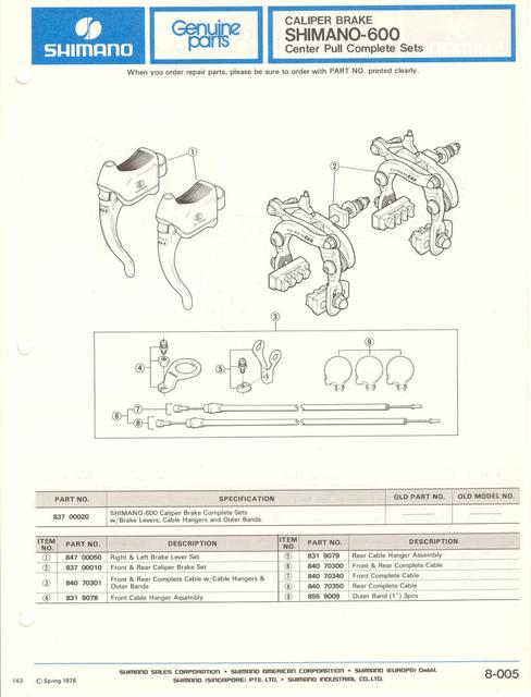 Shimano parts catalog  (04-1979)