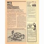 <-- Bicycling Magazine 11-1979 --> Super Lightweight Components - Gipiemme